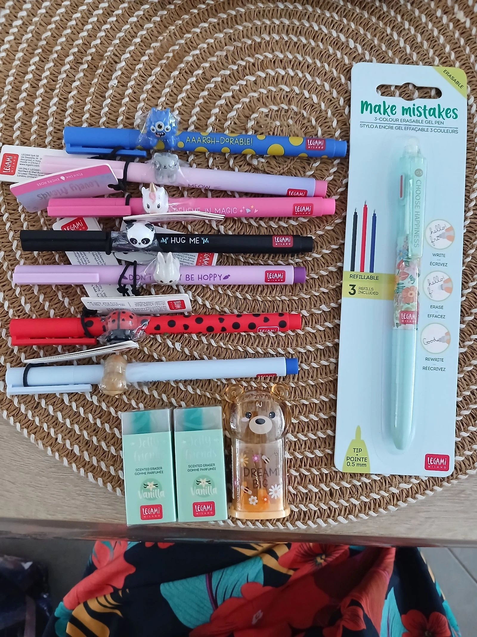 Lots fournitures scolaires Legami